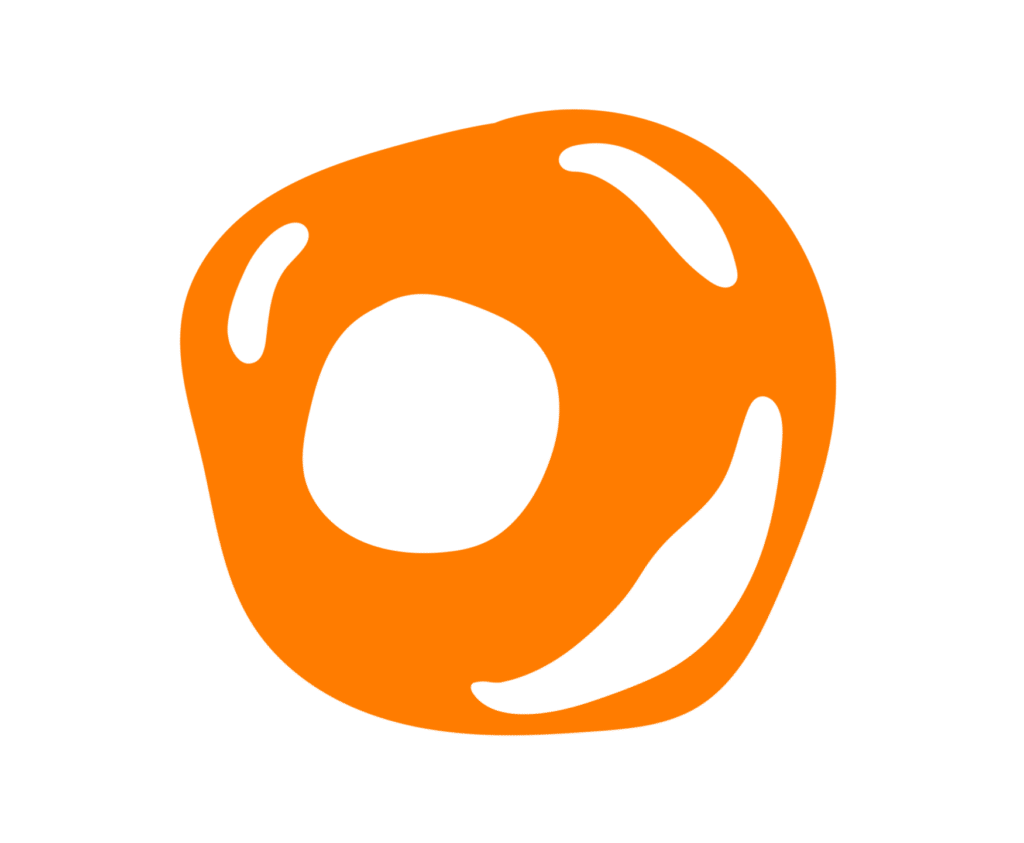 Blnk logo orange only logo